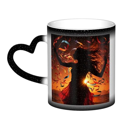 GDSHJKLW Keramik-Kaffeetassen mit Farbwechsel, 325 ml, personalisierbar, Kaffeetasse, Teetasse, Tanzmusik, coole Kaffeetassen für Männer und Frauen, lustiges Geschenk GDSHJKLW Keramik-Kaffeetassen mit Farbwechsel, 325 ml, personalisierbar, Kaffeetasse, Teetasse, Tanzmusik, coole Kaffeetassen für Männer und Frauen, lustiges Geschenk von GDSHJKLW