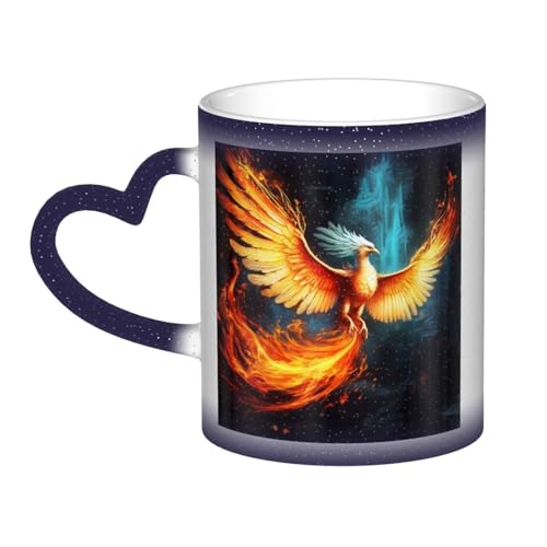 Kaffeetasse aus Keramik, 325 ml, Farbwechsel, personalisierbar, Kaffeetasse, Teetasse, schöne Phoenix, coole Kaffeetassen für Männer und Frauen, lustiges Geschenk Kaffeetasse aus Keramik, 325 ml, Farbwechsel, personalisierbar, Kaffeetasse, Teetasse, schöne Phoenix, coole Kaffeetassen für Männer und Frauen, lustiges Geschenk von GDSHJKLW