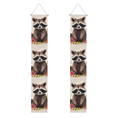 Waschbär Veranda Banner Hängende Tür Banner Happy Birthday Veranda Schild Party Banner Foto Hintergrund Haustür Schilder für Willkommen Urlaub Party Indoor Outdoor Dekor Waschbär Veranda Banner Hängende Tür Banner Happy Birthday Veranda Schild Party Banner Foto Hintergrund Haustür Schilder für Willkommen Urlaub Party Indoor Outdoor Dekor von GDSHJKLW