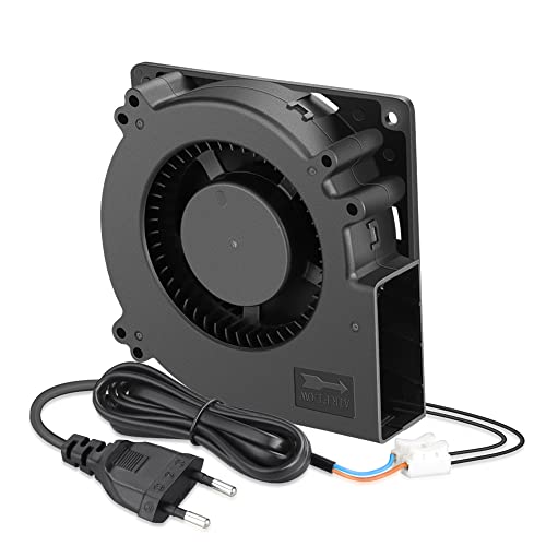 GDSTIME EC Gebläse Lüfter 230V 120mm Radiallüfter 220V Dual Kugellager 120x32 Radial lüfter 12032 Radialventilator für Aufblasbar Camping BBQ Belüftung von GDSTIME