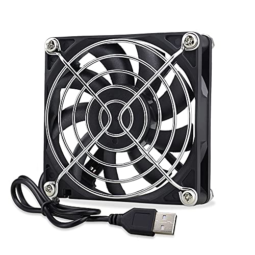 GDSTIME 80 mm x 15 mm USB-Kühler 5 V bürstenloser Gehäuselüfter Kühler für Laptop PC Router Kühlkörper Kühlkörper von GDSTIME
