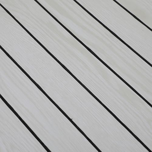 3D Holzoptik Wandpaneele, Selbstklebende 3D Holzpaneel Rillen Paneele,10 Stück 40x40cm PVC Wandverkleidung, Wasserfest & Hitzebeständig Paneele Aufkleber für Wand Decken Küchenrückwand (Grau) von GDWD