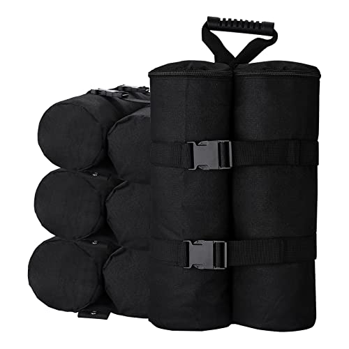 GDWD Pavillon Sandscke, 4er Set Standfu Sandscke Gewichtstaschen Beingewichte Beschwerer fr Pavillon Faltpavillon, Befllbar Wiederverwendbar, Sand Tasche fr Pop-Up Gartenzelte Festzelte Sonnenschirm von GDWD