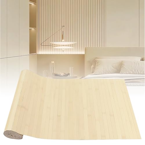 Wandpaneele aus Bambus, 244 x 30 cm Natürliches Bambus Wandverkleidung, Innenwanddekoration für Wohnzimmer, Küche & Büro, Bambus Optik Wasserdicht Wand Paneele für Wand Decke Möbel Schrank Wandpaneele aus Bambus, 244 x 30 cm Natürliches Bambus Wandverkleidung, Innenwanddekoration für Wohnzimmer, Küche & Büro, Bambus Optik Wasserdicht Wand Paneele für Wand Decke Möbel Schrank von GDWD