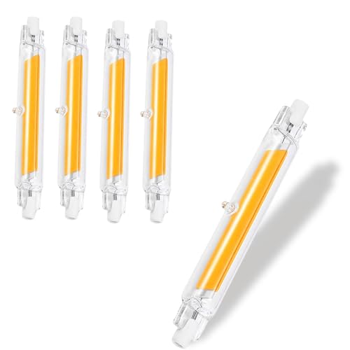 GDYOD R7S LED 118mm Dimmbar,20W LED Ersatz für 200W Halogen Leuchtmittel,Stab Warmweiß 3000K 2000LM,Kein Flackern,360°Abstrahlwinkel,AC/DC 220-240V,4er Pack GDYOD R7S LED 118mm Dimmbar,20W LED Ersatz für 200W Halogen Leuchtmittel,Stab Warmweiß 3000K 2000LM,Kein Flackern,360°Abstrahlwinkel,AC/DC 220-240V,4er Pack von GDYOD