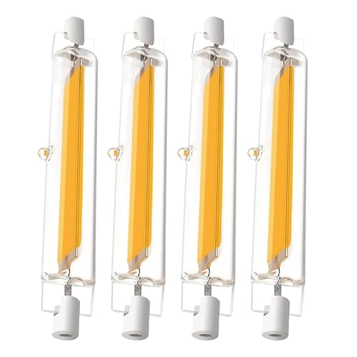 GDYOD R7S LED 118mm Dimmbar, 20W Ersatz für 200W Halogen, Kaltweiß 6000K 2000LM, 360° Abstrahlwinkel, Kein Flackern, 4er Pack von GDYOD