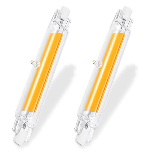 GDYOD R7S LED 118mm Dimmbar,20W R7S LED Ersatz für 200W Halogenstab 118mm,LED R7S COB Glühbirne Naturweiß 4500K 2000LM,360°Abstrahlwinkel,Kein Flackern,2er Pack von GDYOD