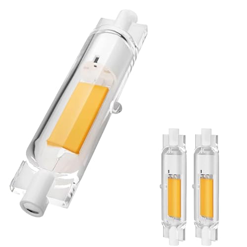 GDYOD R7S LED 78mm Dimmbar, 20W Ersatz für Halogenstab 78mm 200W, R7S Stab Naturweiß 4500K 2000LM, Kein Flackern, 360°Abstrahlwinke, 2er Pack von GDYOD