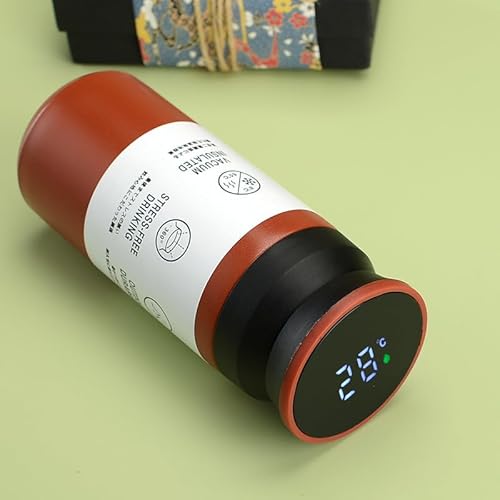 GDYS 17-Unzen Isolierter Kaffeebecher, Japanischer Kaffeebecher, 100% auslaufsicherer Reise-Kaffeebecher. Doppelwandiger Vakuumisolierter Kaffeepokal. (350ml, Rot) von GDYS