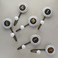 G Decor Antike Bronze Keramik Kleiderhaken von GDecorLtd