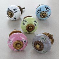 G Decor Distressed Keramik Türknäufe Schubladenknäufe | Nur Noch Rosa Auf Lager von GDecorLtd