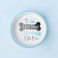 G Decor Doggy To Do List Dish von GDecorLtd