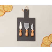 G Decor Ein Set Von 3 Käsemessern Und Brett von GDecorLtd