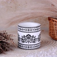 G Decor Folklight Floral Glow Candle Handgefertigte Wachslaterne Mit Beleuchtetem Mustereffekt von GDecorLtd