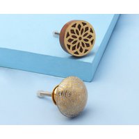 G Decor Gold Oder Holz Messing Fronted Schrank Knäufe Schubladenknäufe Schrankknöpfe von GDecorLtd