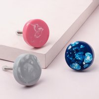 G Decor Harz Marmoroptik Runde Scheiben Knäufe Schubladenknäufe Schrankknäufe von GDecorLtd