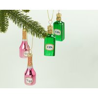 G Decor Set Mit 4 Glas Mini Gin Und Prosecco Flaschen Ornamenten G Decor Set Mit 4 Glas Mini Gin Und Prosecco Flaschen Ornamenten von GDecorLtd