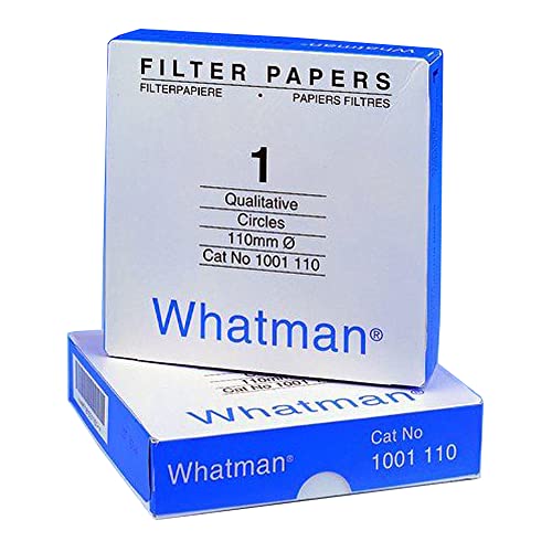 Whatman 1001–042 Quantitative Filter Papier Kreise, 11 Mikron, 10.5 S/100 ml Durchflussmenge, Stufe 1, 42,5 mm Durchmesser (100 Stück) von Whatman