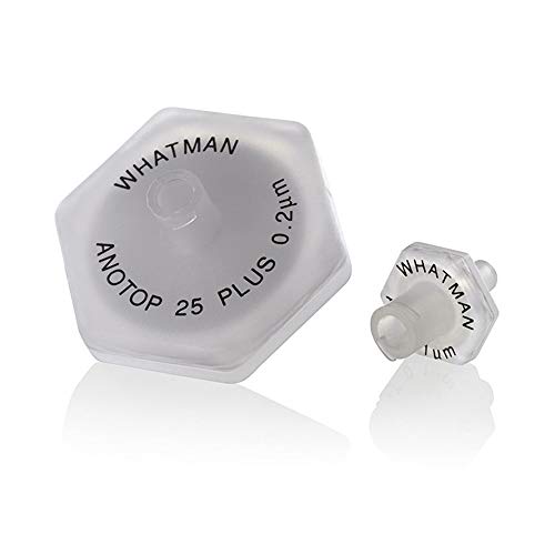 Whatman 6809-9233 Anotop 10 Spritzenfilter IC, 10 mm, 0,2 Mikron (100 Stück) von Whatman