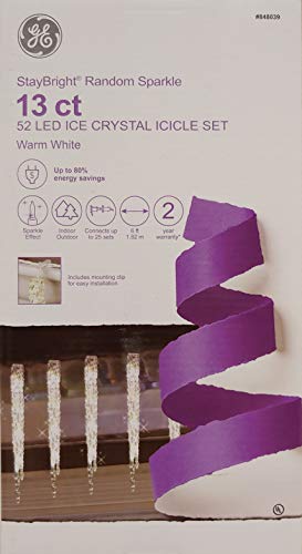 13 ct LED Ice Kristall Eiszapfen Set von GE
