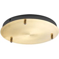 Bernsteinfarbener Glasdiffusor Ø25 cm – E27-Fassung, kleine Größe, transparente Schattierung, dekoratives Design von GEA LUCE