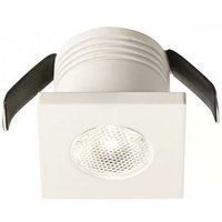 Gea Luce - G.e.a.luce einbaustrahler led quadratisch matt weiss 3w 3000k warmes licht gfa903c von GEA LUCE