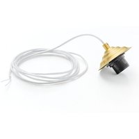 Gea Luce - Alice-Lampenfassung aus Messing mit transparentem Kabel für Pendelleuchten 1XE27 max. 1X60W IP20 - Maximale Länge 3 Meter Gea Luce - Alice-Lampenfassung aus Messing mit transparentem Kabel für Pendelleuchten 1XE27 max. 1X60W IP20 - Maximale Länge 3 Meter von GEA LUCE
