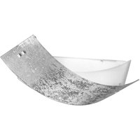 Gea Luce - Camilla - Silberne Deckenleuchte 3XE14 max 3X28W IP20 - Moderne Wandleuchte mit silbernem Glasdiffusor und weißem Rahmen 43x30cm Gea Luce - Camilla - Silberne Deckenleuchte 3XE14 max 3X28W IP20 - Moderne Wandleuchte mit silbernem Glasdiffusor und weißem Rahmen 43x30cm von GEA LUCE