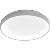 Gea Luce - Krizia - Dimmbare LED-Deckenleuchte 30W 3000K - Warmes Licht 2600lm, opaler Diffusor, satinweißer Rahmen, IP20, T.27 cm, modernes Design von GEA LUCE