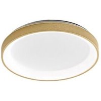 Krizia - Dimmbare LED-Deckenleuchte 30W 3000K - Warmes Licht 2600lm, Opaldiffusor, Goldrahmen, IP20, T.27 cm, modernes Design Krizia - Dimmbare LED-Deckenleuchte 30W 3000K - Warmes Licht 2600lm, Opaldiffusor, Goldrahmen, IP20, T.27 cm, modernes Design von GEA LUCE