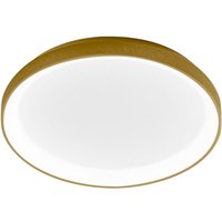 Krizia - Dimmbare LED-Deckenleuchte 38W 3000K - Warmes Licht 3300lm, Opaldiffusor, Goldrahmen, IP20, T.27 cm, modernes Design Krizia - Dimmbare LED-Deckenleuchte 38W 3000K - Warmes Licht 3300lm, Opaldiffusor, Goldrahmen, IP20, T.27 cm, modernes Design von GEA LUCE