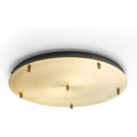 Runder Messing-Deckenbaldachin Alice IP20 aus Metall für Pendelleuchten – Moderner Deckensockel, 6-Loch-Anschluss, einfache Installation Runder Messing-Deckenbaldachin Alice IP20 aus Metall für Pendelleuchten – Moderner Deckensockel, 6-Loch-Anschluss, einfache Installation von GEA LUCE