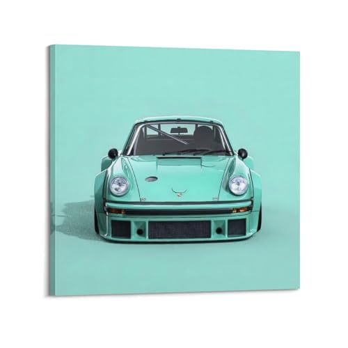 Green 911 934 Turbo RSR Poster Classic Sport Racing Car Dekorative Malerei Leinwand Kunst Bild 40 x 40 cm von GEAD