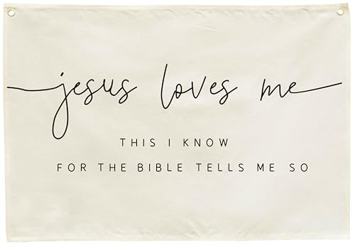 Scripture Banner Wanddekoration Flagge Schild Kunst für Baby Geschenk Dusche Baby Junge Mädchen Kind Kinderzimmer Schlafzimmer Spielzimmer Lesezimmer Haustür neues Zuhause Weihnachtsgeschenk - Jesus Scripture Banner Wanddekoration Flagge Schild Kunst für Baby Geschenk Dusche Baby Junge Mädchen Kind Kinderzimmer Schlafzimmer Spielzimmer Lesezimmer Haustür neues Zuhause Weihnachtsgeschenk - Jesus von GEANHIL