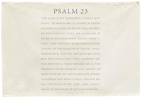 Scripture Banner Wanddekoration Poster Flagge Schild für Baby Geschenk Dusche Baby Neugeborene Junge Mädchen Kind Kinderzimmer Schlafzimmer Spielzimmer Wohnzimmer Haustür Einweihungsgeschenk von GEANHIL