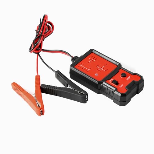 GEARMONSTER Auto Relais Tester, Autobatterie Checker Relais Diagnosegerät Werkzeug kompatibel mit gängigen 12V Relais für Boot Motorrad von GEARMONSTER