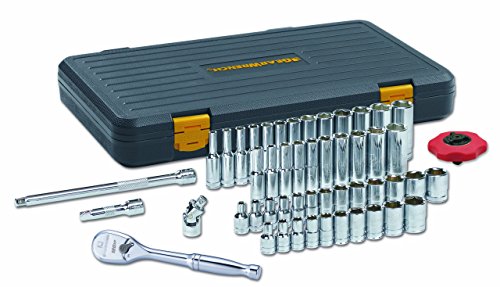 GEARWRENCH Mechaniker-Werkzeug-Set, 1/4-Zoll-Antrieb, 6-teilig, 120XP, Standard und tief, SAE/metrisch – 80300P, 51-teilig von GEARWRENCH