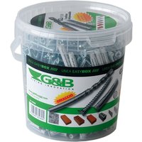 GEB - Nylonstopfen 'gl' GL8 vps 8x40 150 Stück + Spitze 8x100 (im Blister) von GEB