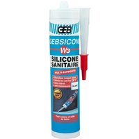 Silikonkartusche W3 280ml, schnelltrocknend, weiß von GEB