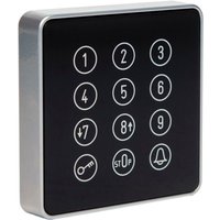 Tastatur Cody Touch Acryl schwarz-silber mit Metallrahmen Tastatur Cody Touch Acryl schwarz-silber mit Metallrahmen von GEBA