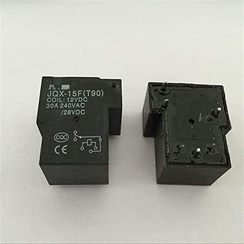 GEBBEM Relais 2PCS JQX-15F DC12V Kleines elektromagnetisches Relais 3 0a PCB Power Mini Relais von GEBBEM