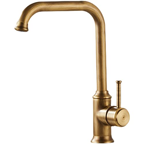 Küchenarmaturen Messing Küchenarmatur Vintage Einhebel Küchenarmatur Küchenarmaturen Küchenarmaturen Wasserhahn for Küchenspüle Küchenarmatur 360 ° drehbar for Spüle Küchenarmaturen Messing Küchenarmatur Vintage Einhebel Küchenarmatur Küchenarmaturen Küchenarmaturen Wasserhahn for Küchenspüle Küchenarmatur 360 ° drehbar for Spüle von GEBBEM