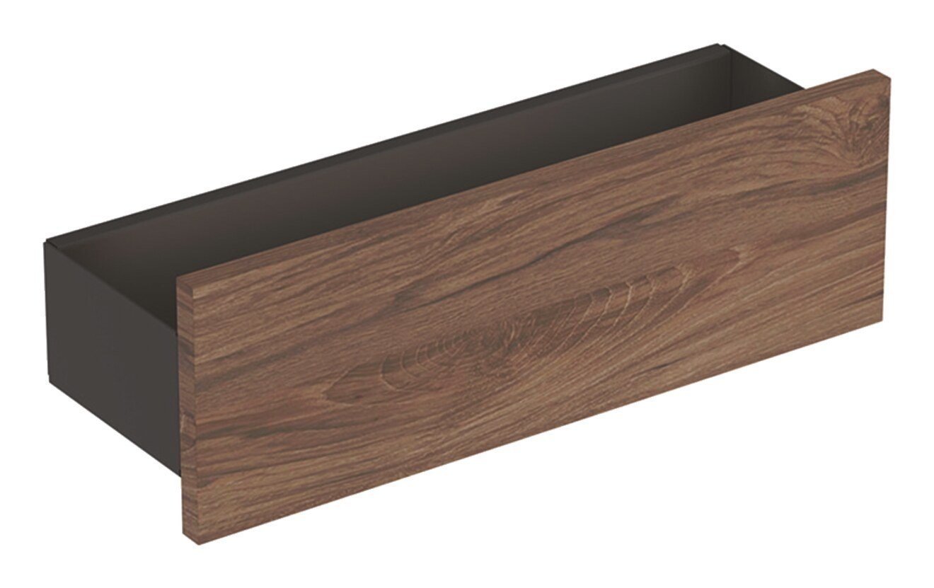 GEBERIT Ablageelement Smyle Square, Wandablage 450 mm x 150 mm x 148 mm - Nussbaum hickory von GEBERIT