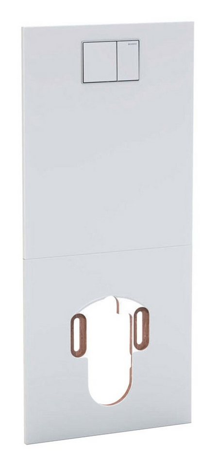 GEBERIT Dusch-WC-Sitz AquaClean, Sela/AquaClean Mera Designplatte für Aufsatz für WC - Glas Weiß von GEBERIT