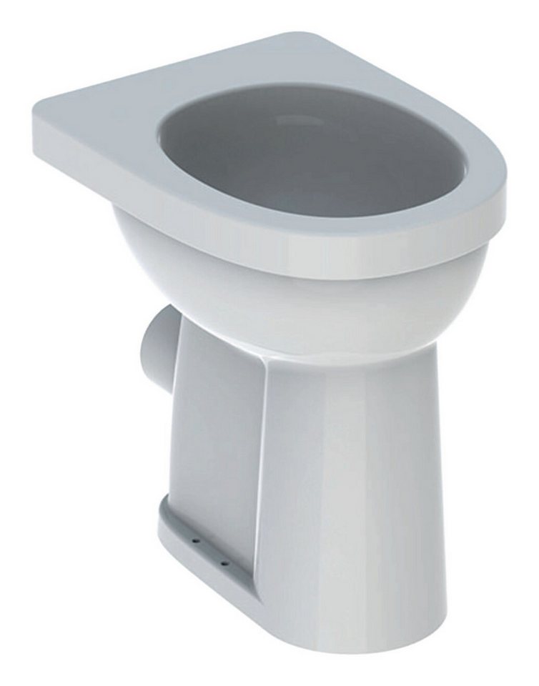 GEBERIT Flachspül-WC Renova Comfort, Stehend, Stand-WC Abgang horizontal Höhe 490 mm - Weiß mit KeraTect von GEBERIT
