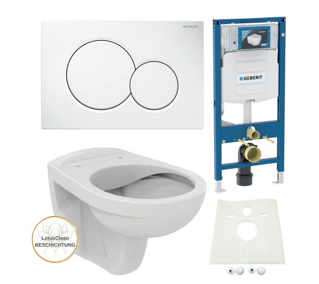 GEBERIT Vorwandelement WC Geberit Spülkasten Sigma Ideal Standard WC randlos, Spar-Set von GEBERIT