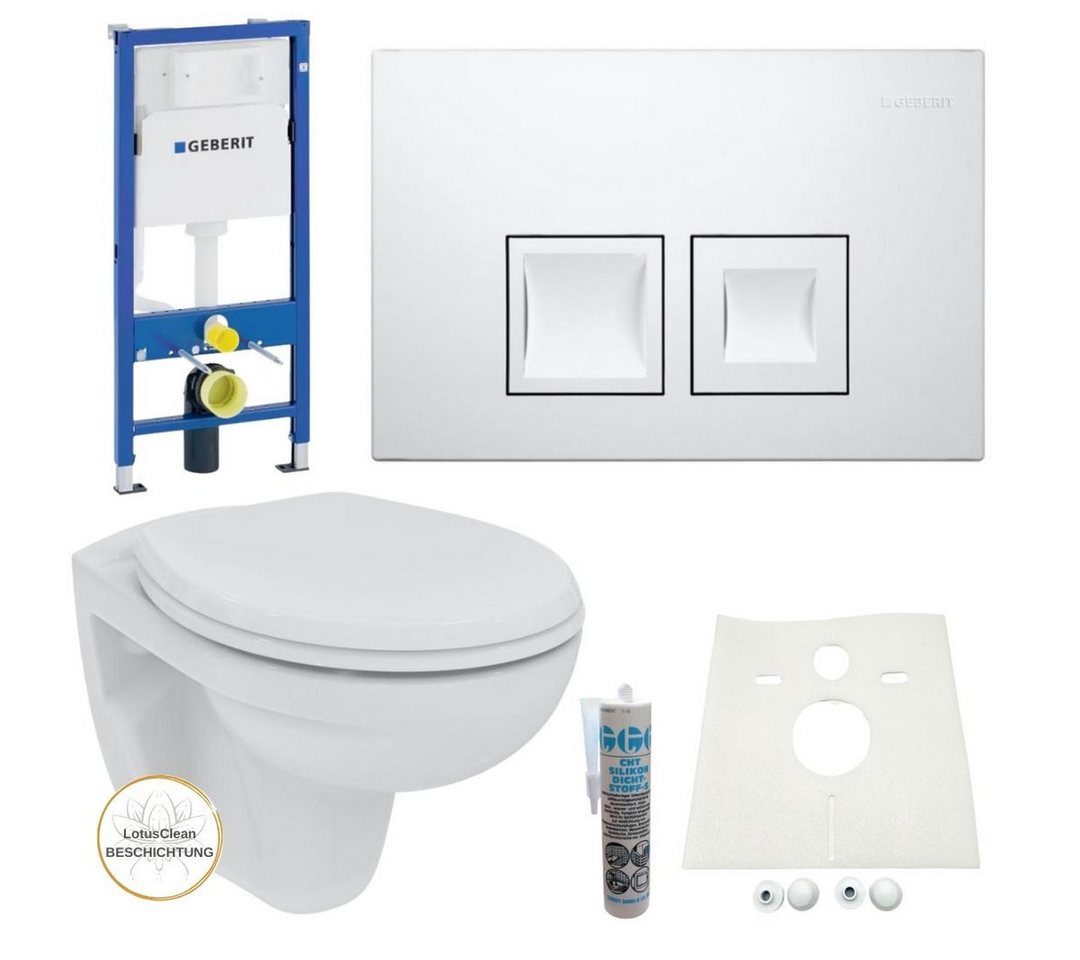 GEBERIT Vorwandelement WC Geberit Spülkasten Ideal Standard WC spülrandlos, Spar-Set von GEBERIT