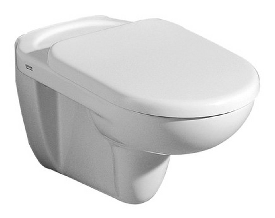 GEBERIT WC-Sitz Mango, Scharniere verchromt - Weiß (Alpin) von GEBERIT