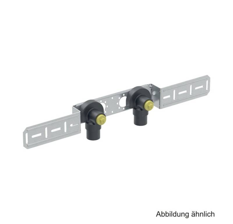 GEBERIT Wasserrohr Geberit FlowFit Anschlusswinkel 90° vormontiert 2-fach, gedämmt, 20 mm von GEBERIT