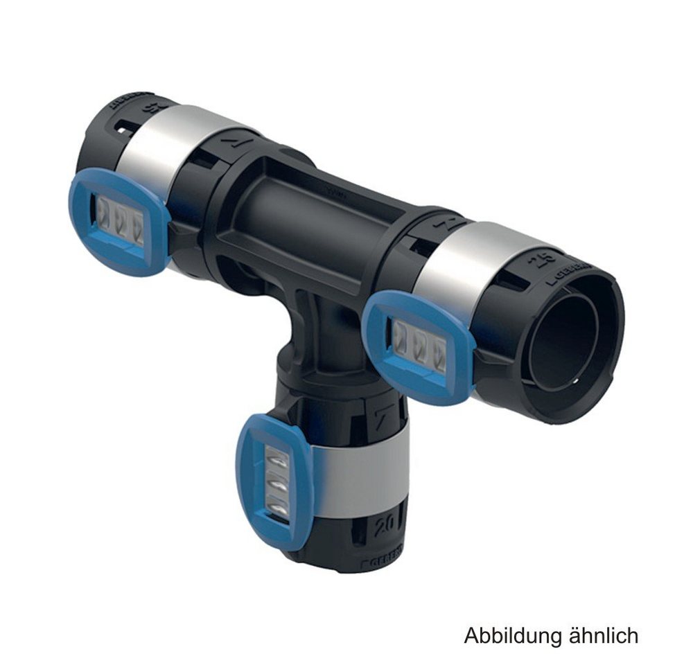 GEBERIT Wasserrohr Geberit FlowFit T-Stück, 25-16-20 mm von GEBERIT